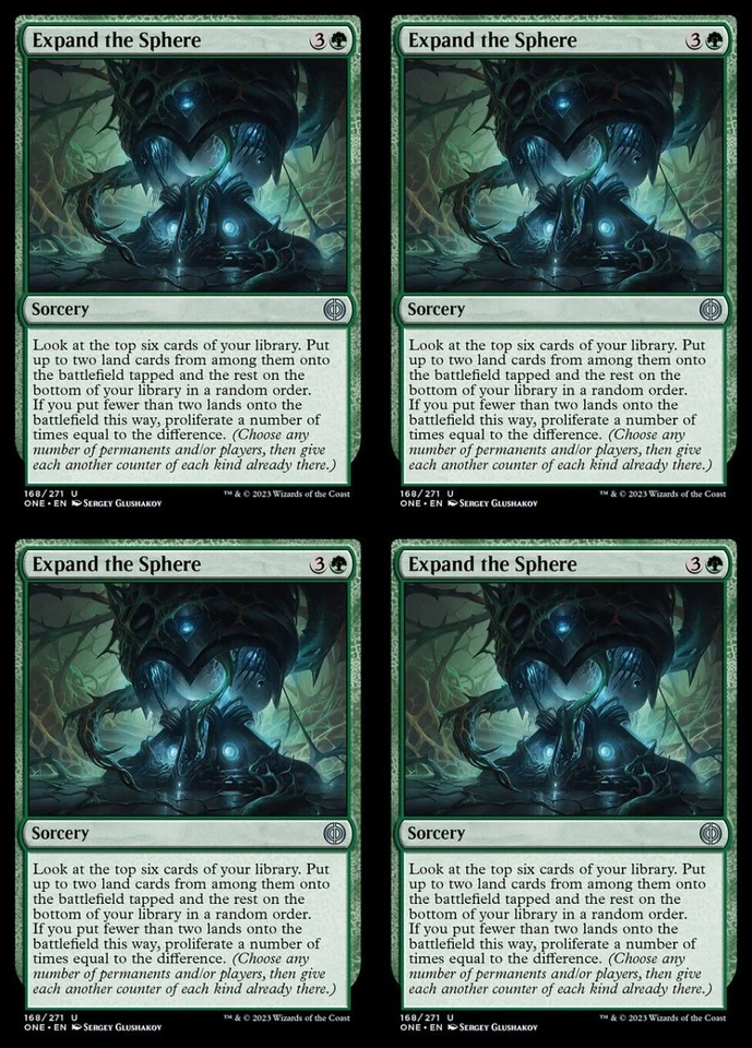 MTG - 4x EXPAND THE SPHERE - All Will Be One (U) - Image 1 of 1