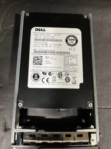 Dell Toshiba 200GB SAS SSD 2.5in 6Gb/s 6K55X Drive w/Caddy - Afbeelding 1 van 2