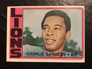🏈 1972 Topps HOF WR Detroit Lions 🦁 Charlie Joiner # 60 🏈 - Imagen 1 de 6