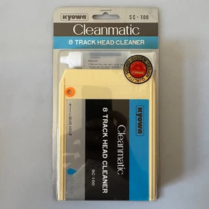 Kyowa SC-100 8-Track Head Cleaner Wet Type Cassette Tape Cleaning Kit Japan NEW - Picture 1 of 3