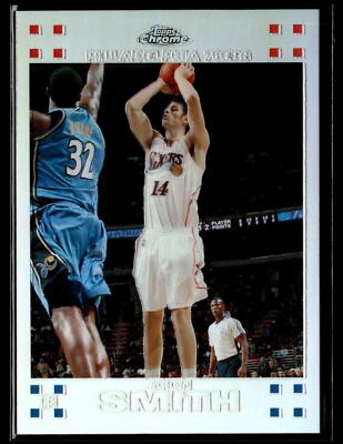 2007 Topps Chrome Jason Smith #153    SN1499 Philadelphia 76ers — 第 1/2 张图片