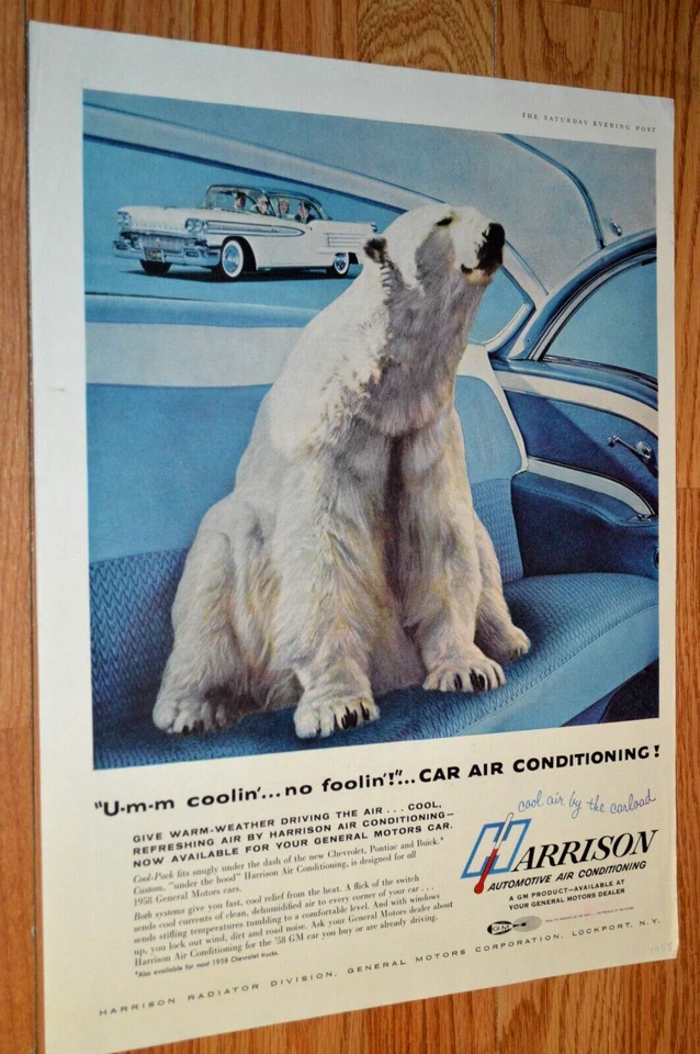 1958 OLDSMOBILE 98 HOLIDAY COUPE ORIGINAL LARGE VINTAGE ADVERTISEMENT PRINT AD - Image 1 of 1