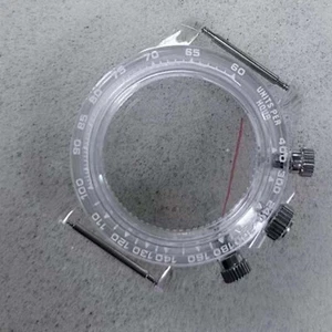 20mm Stainless Steel Watch Strap Timing Code Case for VK63 Movement Watch Case - Picture 1 of 4