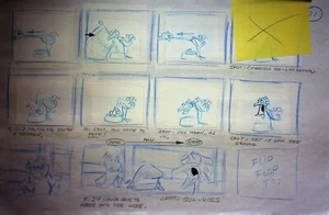 Disney 101 Dalmatians: The Series 1997 Hand-drawn Animation ProductionStoryboard - Picture 1 of 2