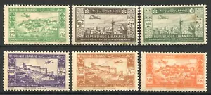 Gran Libano Serie 1943 - 6 sellos / 2º Aniversario Independencia * / PO - Picture 1 of 1