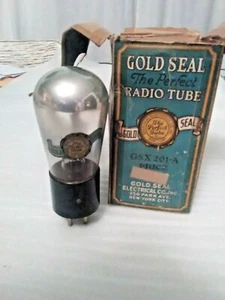 Vintage Gold Seal The Perfect Tube In Original Box GSX 201-A, Radio Tube - Picture 1 of 4