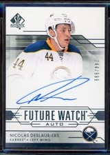 2014-15 SP Authentic Future Watch Nicolas Deslauriers Autograph RC 744/999 S4837