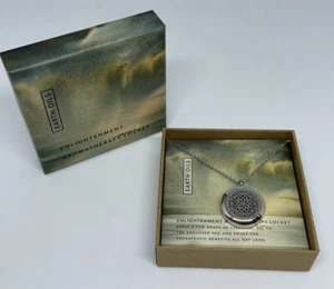 Aromatherapy Locket Necklace - Enlightenment - Earth Oils Oil Diffuser Charm - Foto 1 di 3