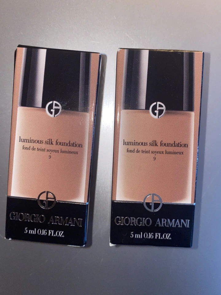 2 Giorgio Armani Luminous Silk Foundation, x2,  *9* 5ml/0.16floz New In Box - Image 1 of 1