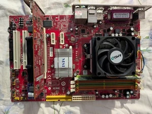 scheda madre MSI K9N NEO V2 socket am2+ cpu athlon 5600+ 1gb RAM e scheda video  - Foto 1 di 4