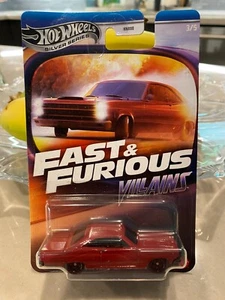 2025 Hot Wheels Fast & Furious Villains 1966 Ford 427 Fairlane Metallic Red 3/5 - Picture 1 of 1