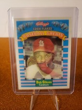 1991 Kellogg's Corn Flakes Bob Gibson Lenticular/3D Card EX+