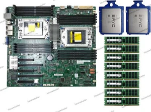 Supermicro H11DSI Motherboard+ 2*AMD EPYC 7551 + Samsung 2133MHz RAM Combination - Afbeelding 1 van 13