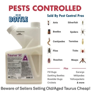 20 oz Taurus SC Insecticide Termite Ant Roach Bug Flea Generic Termidor FRESH - Picture 1 of 1