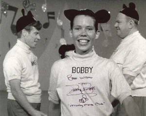 FOTO 8x10 firmada por Bobby Burgess mouseketeer mickey mouse club rara beckett bas - Imagen 1 de 2
