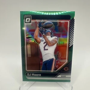2024 Donruss Optic - DJ Moore - Green Prizm SSP 5/5 - Chicago Bears - Bild 1 von 2