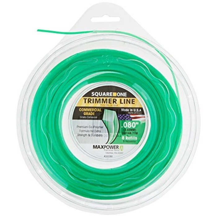 .080X160' HEAVY DUTY SQUARE WEED EATER TRIMMER LINE WEED  WACKER-122157 - Image 1 of 1