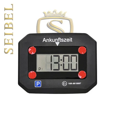Elektronische Digitale Parkscheibe Uhr mit E1 Zulassung inkl. Batterie für Ford - Bild 1 von 4