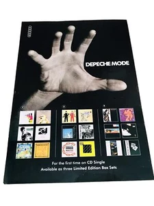 DEPECHE MODE Rare Original Record Store Promo Poster Box set release 19 1/4x28” - Foto 1 di 8