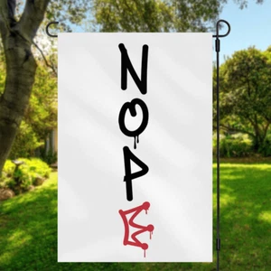 Flagge Demokratie hat keine Könige - doppelseitiges patriotisches Hausbanner im Freien - Bild 1 von 6