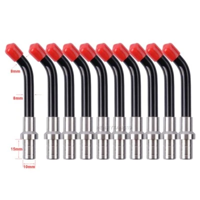 10X Luces de curado dentales de pájaro carpintero fibra óptica guías de luz puntas de varilla 8*15*10 mm Foto 1 de 4
