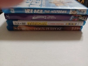Kid's 4 Bluray Lot Used No Digital ICE AGE:THE MELTDOWN and more - Picture 1 of 5