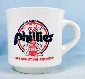 Philadelphia Phillies Coffee Mug Baseball 1984 Scouting Roundup - Picture 1 of 4