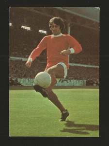 Big Stars of Round Leather 1970 World Cup Poly Picture #21 GEORGE BEST - MAN UTD - Imagen 1 de 2