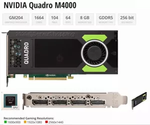 NVIDIA Quadro M4000 8GB GDDR5 Graphics Card 699-5G400-0501-112 D 100% TESTED - Picture 1 of 6