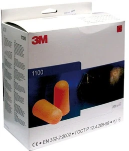 Tappi antirumore 3M 1100 Inserti auricolari - 200 coppie - Foto 1 di 1