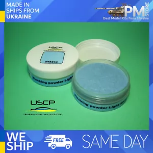 USCP 24A044 Poudre Flocante Haute Qualité Bleu Clair 30ml - Photo 1 sur 3