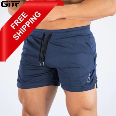 GITF 2020 M-4XL Color Summer Jogging Sports training Shorts Fitness Quick Dry Me - Image 1 of 4