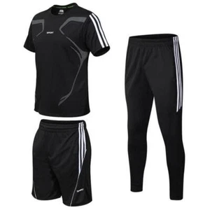3 Piece Sports Suit T-Shirt For Men - Picture 1 of 48