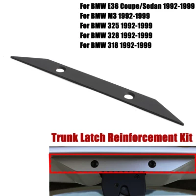 For BMW E36 Trunk Latch Reinforcement Kit Coupe Sedan M3 325 328 318 1992-1999 Foto 1 de 4