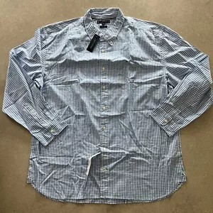 TOMMY HILFIGER Herren Karo-Hemd Shirt Gr. XXL 2XL Blau-Weiß Kariert - Bild 1 von 3