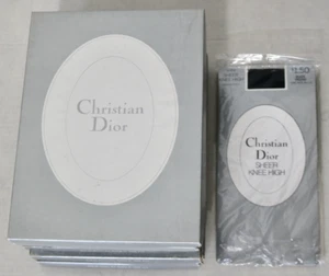 CHRISTIAN DIOR vintage enorme lotto di calze a tubo - Foto 1 di 8
