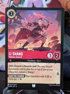 Lorcana Li Shang Valorous General Uncommon - 112/204 - Ursula’s Return Non Foil - Picture 1 of 1
