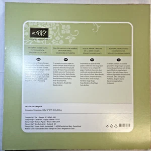 Stampin Up Brights Designer Serie Papier Stapelblock 12" x 12" - 34 von 40 Blatt - Bild 1 von 7