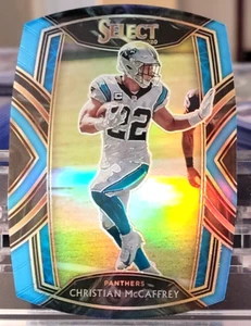 2020 Select 207 Club Level CHRISTIAN MCCAFFREY Blue Die Cut NFL 49ers Panthers - Picture 1 of 2