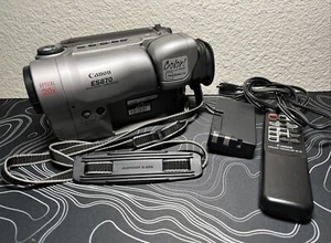 Reproductor de videocámara Canon ES870A HI-FI estéreo 8 mm Video8 con control remoto COMO ESTÁ SIN PROBAR - Imagen 1 de 7