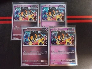 Iron Boulder Holo 071/142 4x Playset Pokémon Cards 2024 Stellar Crown - Picture 1 of 2