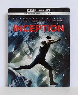 Inception (2010) 4K UHD Ultra HD + Blu-ray UK Import Zavvi Exclusive SteelBook - Image 1 of 4