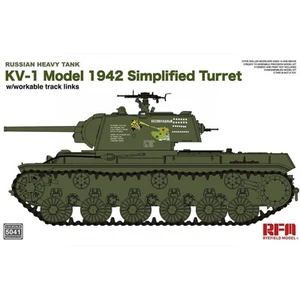 Rye Field Model 1:35 KV-1 Model 1942 Simplified Turret workable track links Kit - Bild 1 von 4