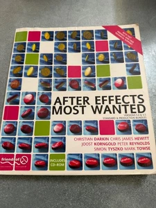 After Effects Most Wanted book and disc included - Picture 1 of 6