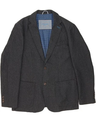 Chaqueta Blazer Harmont & Blaine Para Hombre 2 Botones IT 54 2XL Gris DU39 Foto 1 de 3