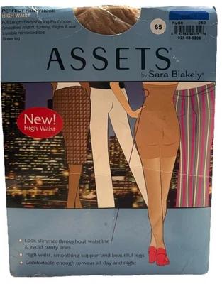 Pantalón Assets Perfect Cintura Alta Talla 4 Desnudo 269 Transparente 025–0 2–0208 Nuevo Foto 1 de 2