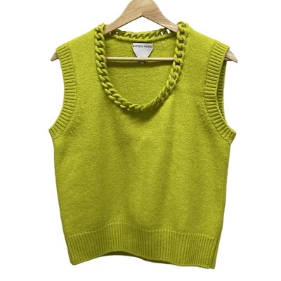Auténtico chaleco para mujer BOTTEGA VENETA - amarillo verde Foto 1 de 4