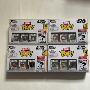 Funko Bitty POP! Star Wars Mandalorian - Complete Set of 4 - Picture 1 of 6