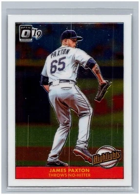 2019 Panini Donruss Optic James Paxton #H4 Highlights INSERT Throws No-Hitter - Изображение 1 из 3