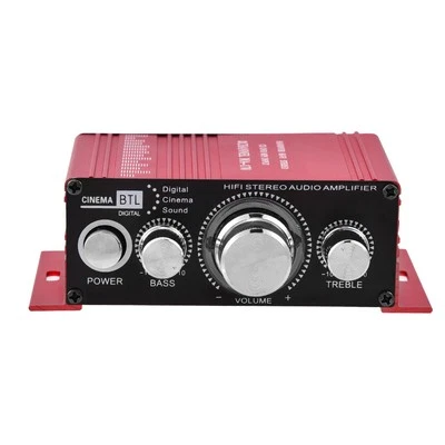 Mini 12V 2 Kanal Hifi Stereo Bass Audio Leistungsverstärker Digital Amp KUI - Bild 1 von 4